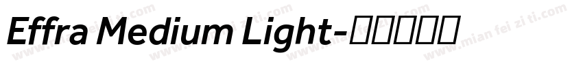 Effra Medium Light字体转换